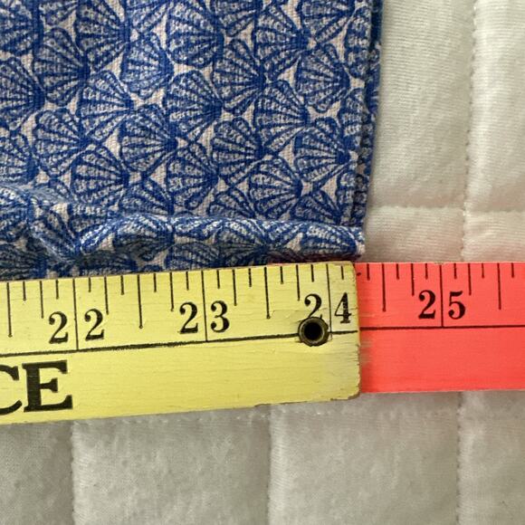 CARTONNIER ANTHROPOLOGIE Womens Pants 4 Blue Charlie Trouser Seashell Preppy - Picture 13 of 15